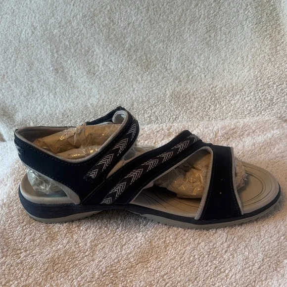 Stylish Navy Sandals for Women (New without tags!) - Picture 4 of 13